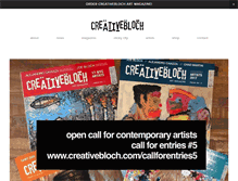 Tablet Screenshot of creativebloch.com